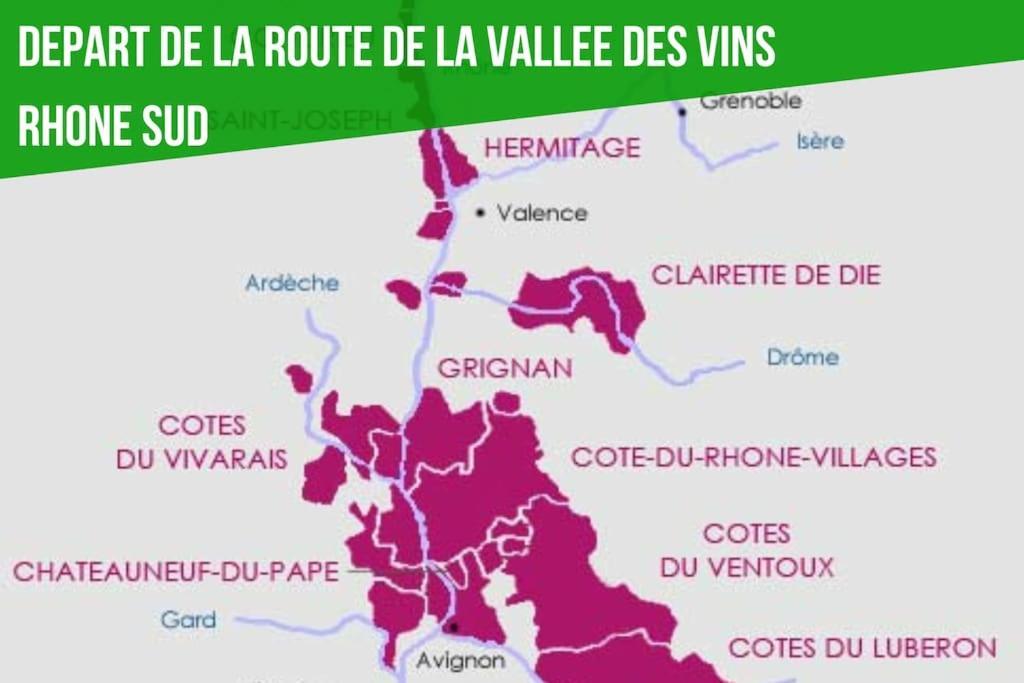 La Glycine - Parking Gratuit - Ac Clim - Cour Prive - Leilighet Villeneuve-lès-Avignon Eksteriør bilde